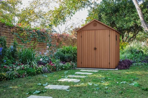 Садовый домик Keter Darwin 6x8 (190х244 см), коричневый (249362) изображение 3