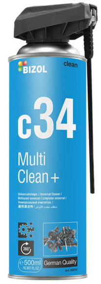 Универсальный очиститель BIZOL Multi Clean+ c34, 500 мл (B80012)