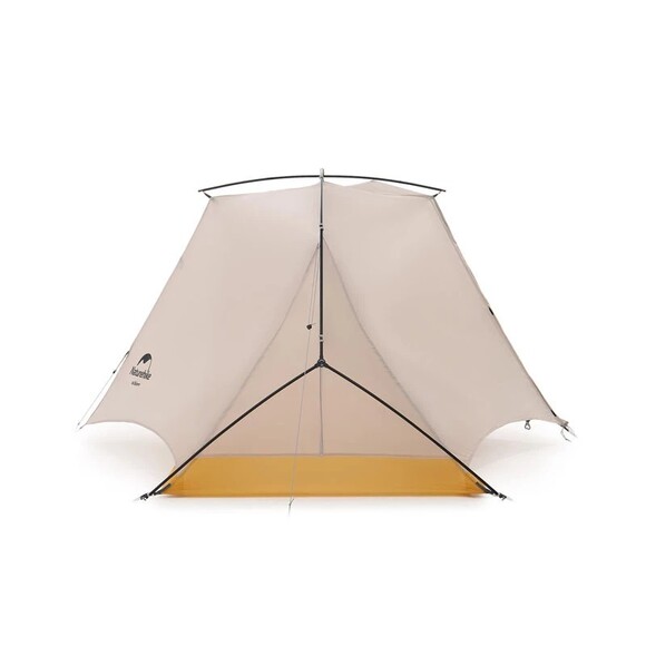 Одноместная палатка Naturehike NH21ZP003 (серо-желтый) (6927595775424) изображение 3