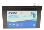 Аккумулятор стартерный EXIDE AGM12-7F, 7Ah/85A 