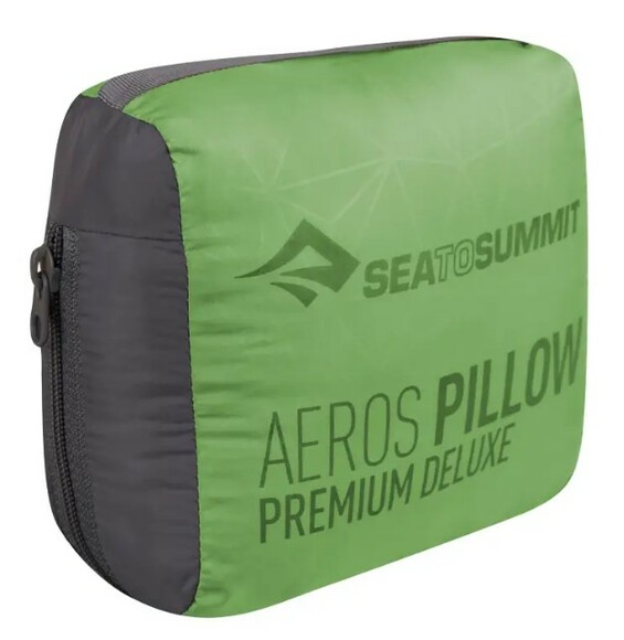 Надувная подушка Sea to Summit Aeros Premium Pillow Deluxe, Lime (STS APILPREMDLXLI) изображение 5