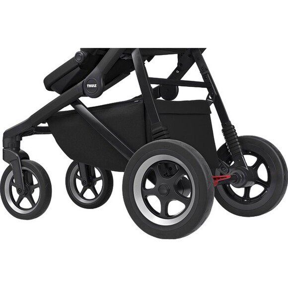 Дитячий візок з люлькою Thule Sleek Midnight Black on Black (TH 11000026)  фото 7