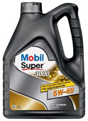 Моторна олива Mobil Super 3000 5W-40 SN/CF, 4 л (14637)