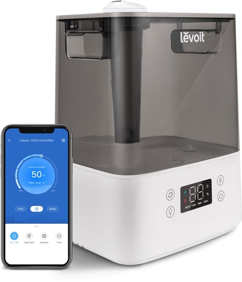 Увлажнитель воздуха Levoit Smart Ultrasonic Humidifier Classic 300S (white) (HEAPHULVSEU0034) изображение 3