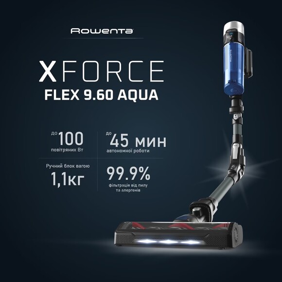 Пылесос Rowenta X-Force 9.6 Aqua Alnimal (RH20C7WO) изображение 10