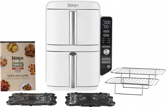 Мультипечь Ninja Double Stack XL 2-Level Air Fryer (SL400EUWH) изображение 8