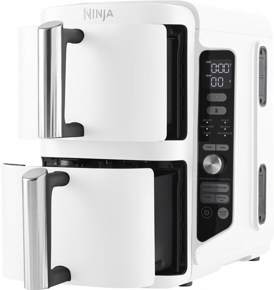 Мультипечь Ninja Double Stack XL 2-Level Air Fryer (SL400EUWH) изображение 4