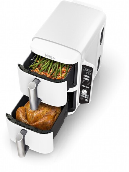 Мультипечь Ninja Double Stack XL 2-Level Air Fryer (SL400EUWH) изображение 9