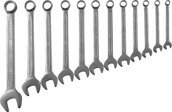 Набір ключів комбінованих JONNESWAY W26112S (12 предметів)