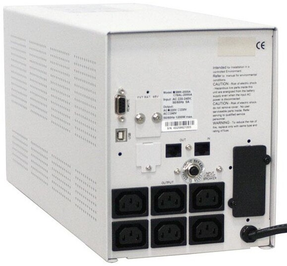 Джерело безперебійного живлення Powercom SMK-2500A-LCD фото 2
