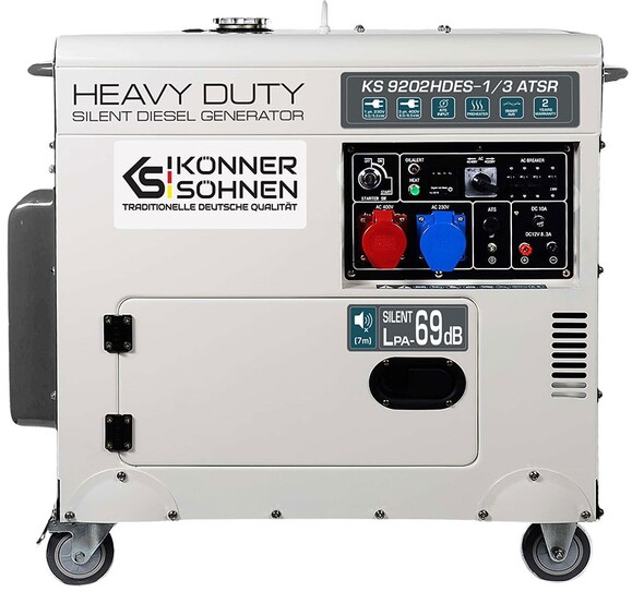 Дизельний генератор Konner&Sohnen KS 9202HDES-1/3 atsR (EURO II) фото 3