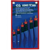 Набор выколоток KING TONY с протектором, 6 предметов (1006GPN)