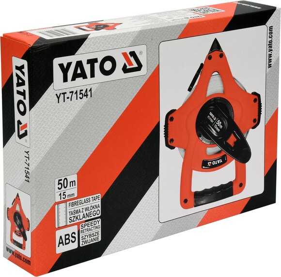 Рулетка геодезическая YATO 50 м (YT-71541) изображение 3