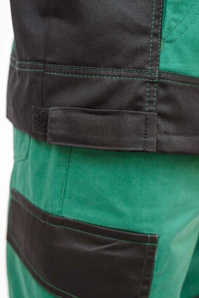 Рабочая куртка Free Work Алекс зеленая с черным р.48-50/5-6/M (62009) изображение 5