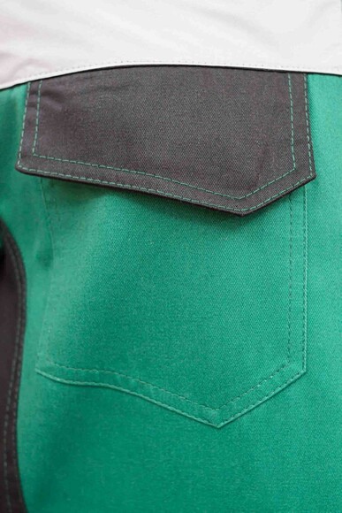 Рабочая куртка Free Work Алекс зеленая с черным р.48-50/5-6/M (62009) изображение 3