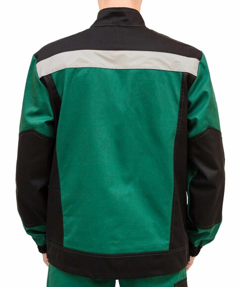 Рабочая куртка Free Work Алекс зеленая с черным р.48-50/5-6/M (62009) изображение 2