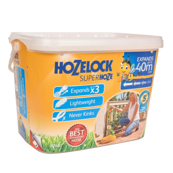 Шланг розтягуючийся HoZelock 8240 Superhoze 40м в боксе + коннектори (7063)