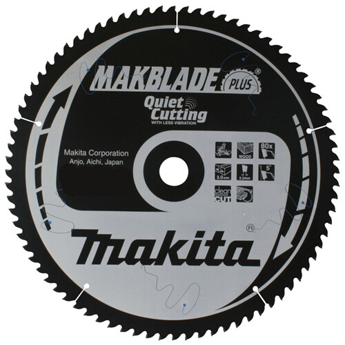 

Пильный диск Makita MAKBlade Plus по дереву 260x30 60T (B-08698)