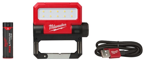 Фонарь светодиодный аккумуляторный Milwaukee L4 FFL-201 (4933464821) изображение 8