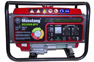 Генератор Musstang MG2500K-BF/V бензин-газ з вольтметром