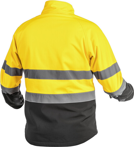 Куртка светоотражающая HOEGERT EXTER Softshell S (48) (HT5K335-S) изображение 2