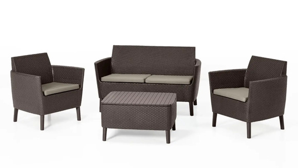 Комплект мебели Keter Salemo Set, коричневый (253228) изображение 2