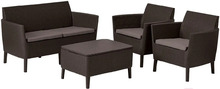 Комплект мебели Keter Salemo Set, коричневый (253228)