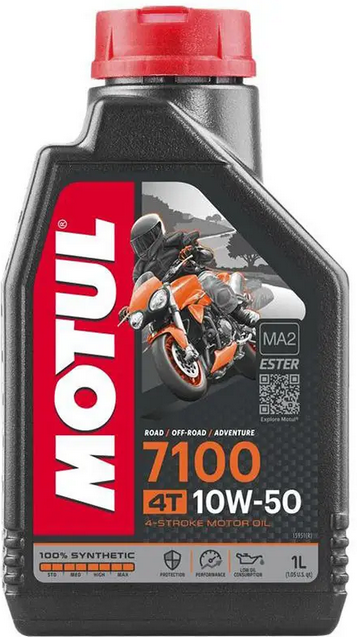 

Моторное масло Motul 7100 4T, 10W50 1 л (104097)