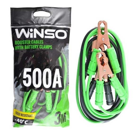 Пусковые провода Winso 500 А, 3 м (41980) изображение 2