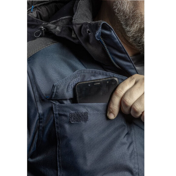 Куртка утеплена HOEGERT REN 3XL, темно-синя (HT5K247-3XL) фото 5