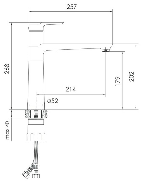 Змішувач для кухні Imprese Pivot LV f03408501LV, хром, 35 мм фото 2