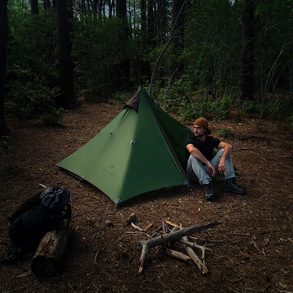 Одноместная палатка Naturehike NH17T030-L (темно-зеленый) (6975641885894) изображение 4