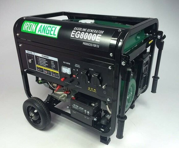 Генератор бензиновый Iron Angel EG 8000E изображение 4