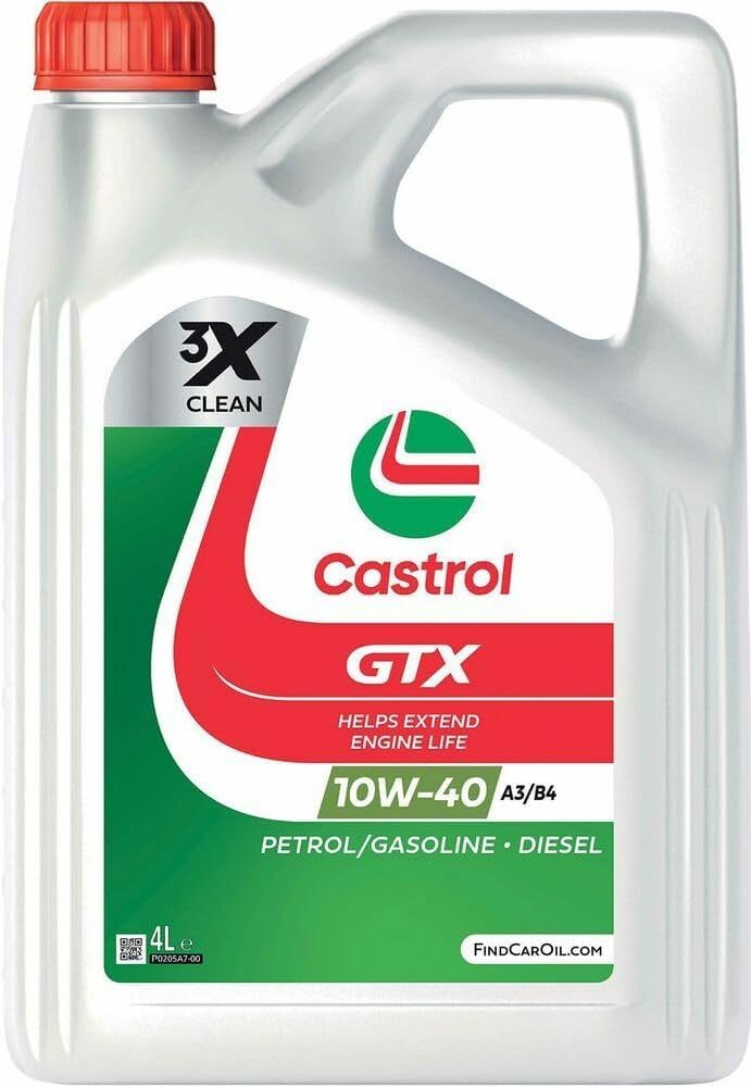 

Моторное масло CASTROL GTX Ultraclean 10W-40 A3/B4, 4 л (GTXUA3-4X4)