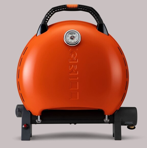 Портативный переносной газовый гриль O-GRILL 600T, оранжевый + шланг в подарок! (o-grill_600T_orange) фото 2
