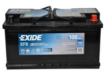 Аккумулятор EXIDE EFB Start Stop EL1000, 100Ah/900A 