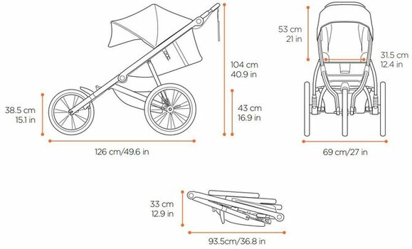 Детская коляска Thule Glide 2 Jet Black (TH 10101952)  изображение 6