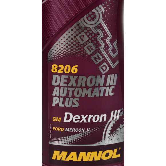 Трансмісійна олива Mannol ATF Dexron iii, 1 л (MN8206-1) фото 4