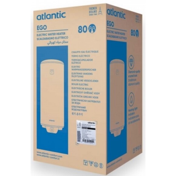 Бойлер Atlantic Opro Ego VM 080 D400S (851421) изображение 6