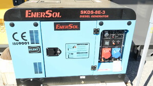 Дизельный генератор EnerSol SKDS-8E-3(B) трехфазный изображение 2