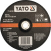 Диск шліфувальний YATO по металу 230 x 22 x 6,0 мм (YT-6125)
