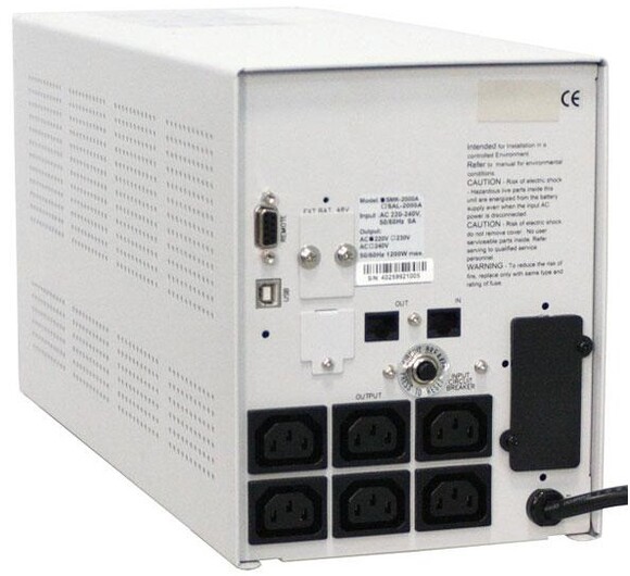 Источник бесперебойного питания Powercom SMK-1500A-LCD изображение 2