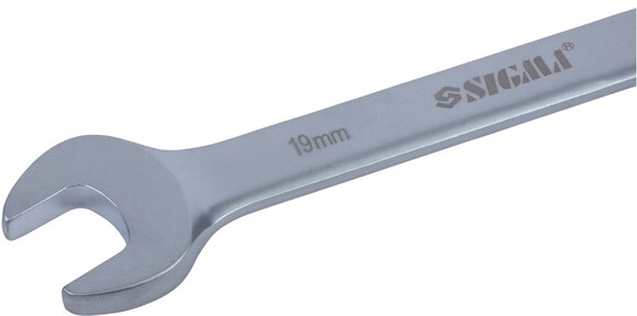 Ключи рожково-накидные трещоточные с шарниром Sigma satine (6010631) изображение 4