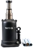 Домкрат гидравлический бутылочный Yato 10 т 208х523 мм (YT-1714)