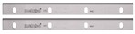 Нож строгальный Metabo для HC333 HSS 310х20х3 мм SATZ=2 2шт (0911053179)