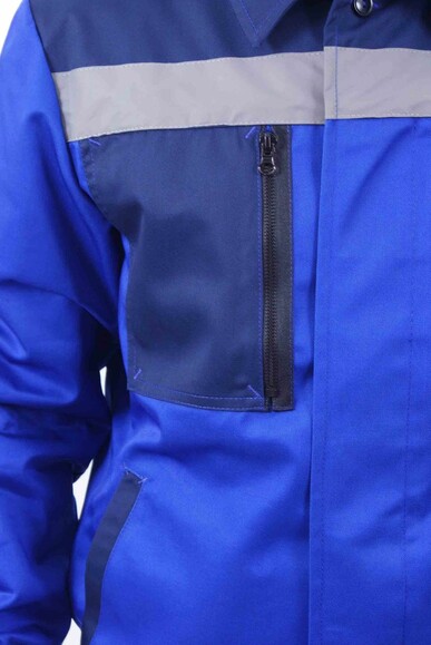 Куртка робоча Free Work Стандарт синя з темно-синім р.44-46/5-6/S (62328) фото 3