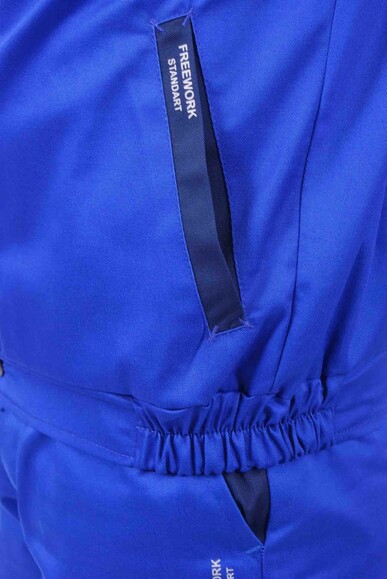Куртка рабочая Free Work Стандарт синяя с темно-синим р.44-46/5-6/S (62328) изображение 4