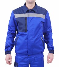 Куртка робоча Free Work Стандарт синя з темно-синім р.44-46/5-6/S (62328)