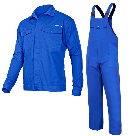 Куртка + комбінезон Lahti Pro електрика 2XL (58см) зріст 188-194cм об'єм грудей 112-120см синій (L4140735)