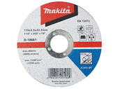 Отрезной диск по металлу Makita 115х2.5 30S плоский (D-18661)